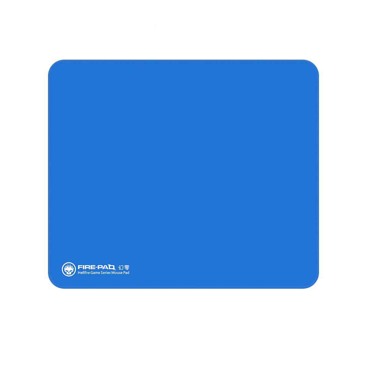 FIRE-PAD Gaming Mouse Pad All-Purpose Cloth Surface Solid Color Ultra-Narrow Dense Edge Stitching Medium Small 480x400x5mm Blue