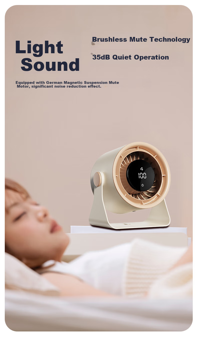 AIRMATE Small Fan, Handheld Desktop Spray Water Fan, 100-Speed Oscillating, Portable Mini Rechargeable, for Bedroom, Stroller, Office, Energy-Saving, Outdoor, Quiet Operation, Long Battery Life, Electric Fan H2O-D1A 13