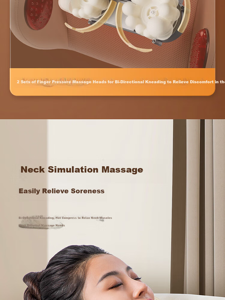 AUX Cervical Massager AS-K1 (Gift Box), Waist Massager, Neck And Shoulder Massager, Back Massage Pad, Massage Pillow, Mid-Autumn Festival Gift 6