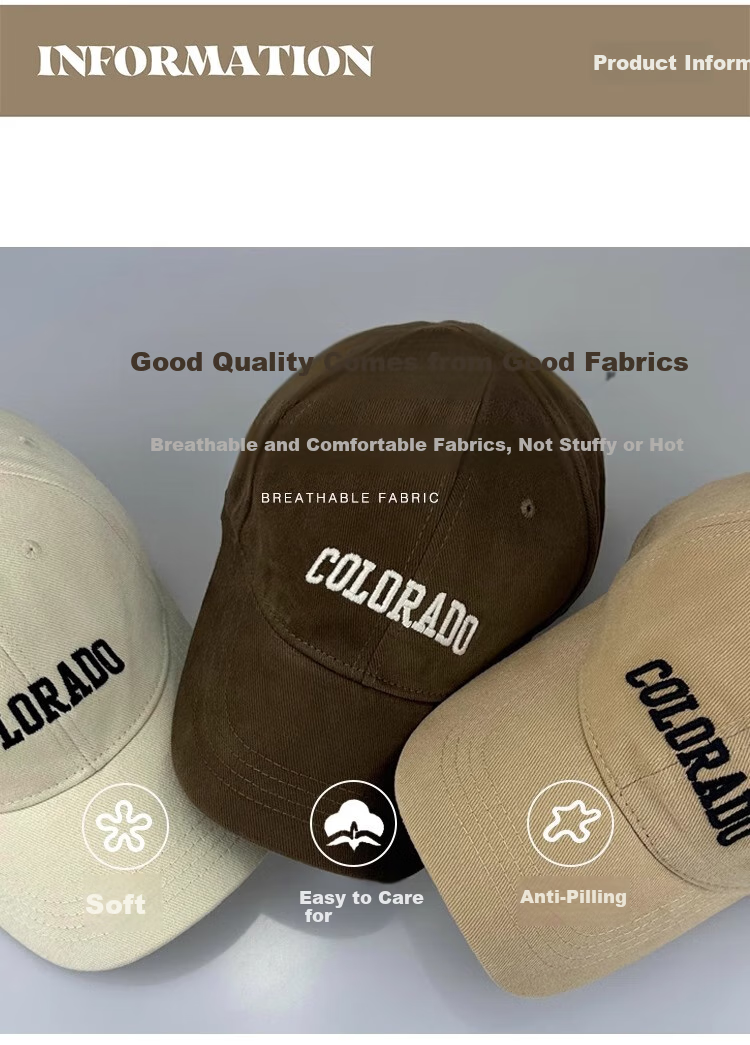 HAOGUAN Baseball Cap for Women, Face-Slimming New Style Large Head Circumference Men's Hat with Deepened And Widened Brim, Round Face Baseball Cap 4