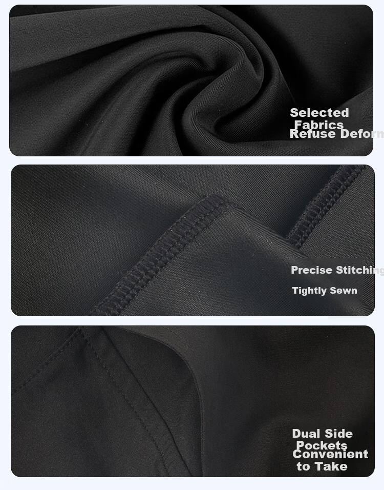 MIZUNO Men's Swimwear Set with Anti-Embarrassment Beach Shorts, Quick-Dry Large Size Long-Sleeve Hot Spring Swimming Gear 1105 Black 3XL 10