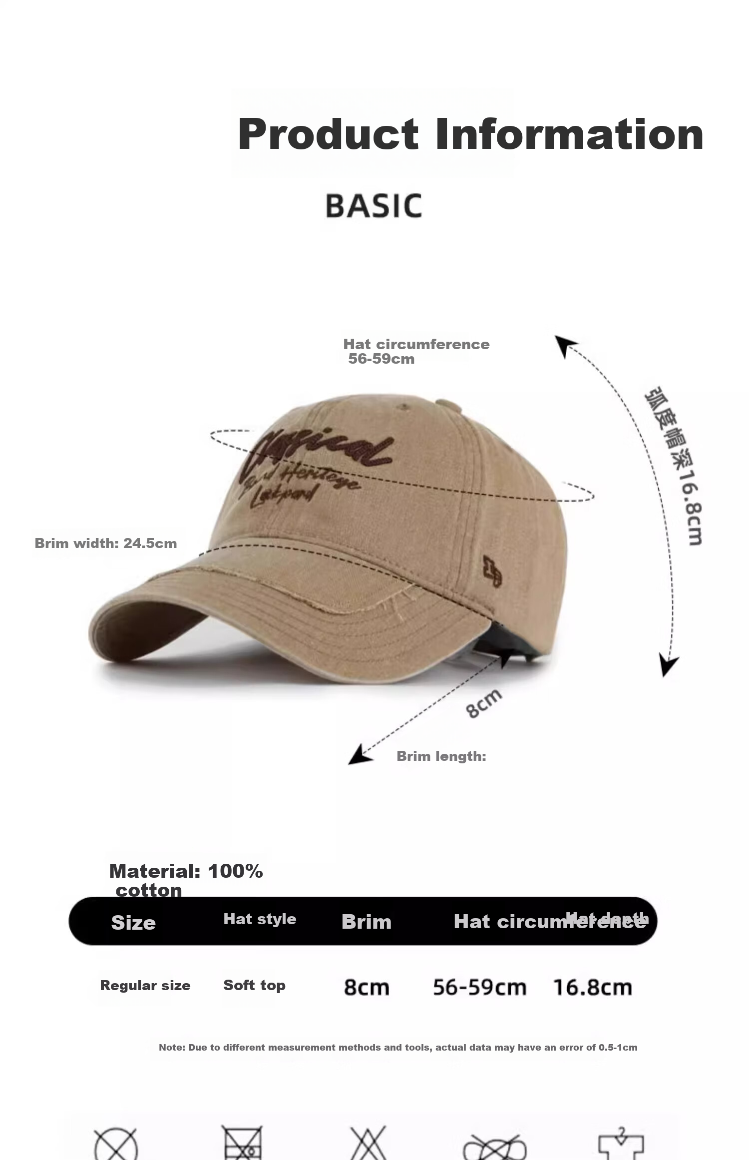 LACKPARD Versatile Baseball Cap for Men And Women, Spring And Summer Soft Top Fashion Face-Slimming Sun Visor Hat, Dark Gray, Adjustable 20