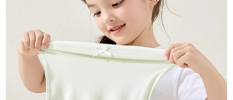 Niduoxiong Girls' Safety Shorts, Summer Thin Modal Underwear for Girls, Anti-Exposure Two-In Base Layer Pants 22