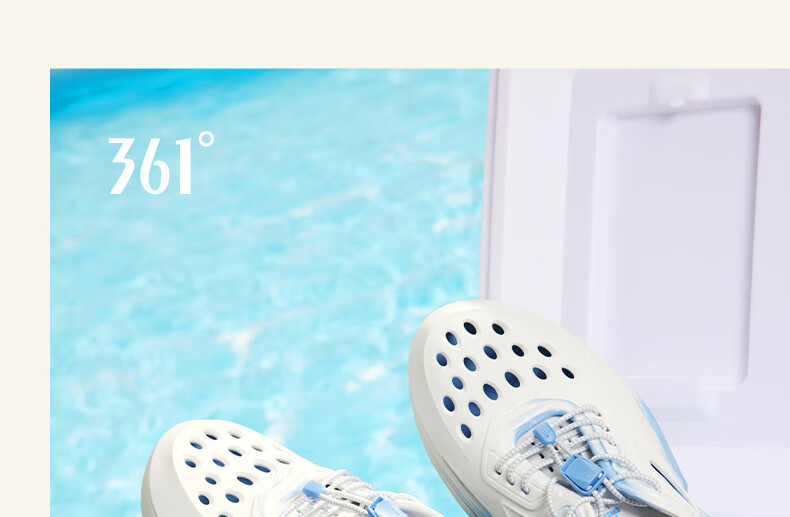 361° Men's Sports Slippers, Spring And Summer BIG3 Perforated Shoes, Outdoor Home Beach Sandals, Men's Slippers, 672426717-11 29