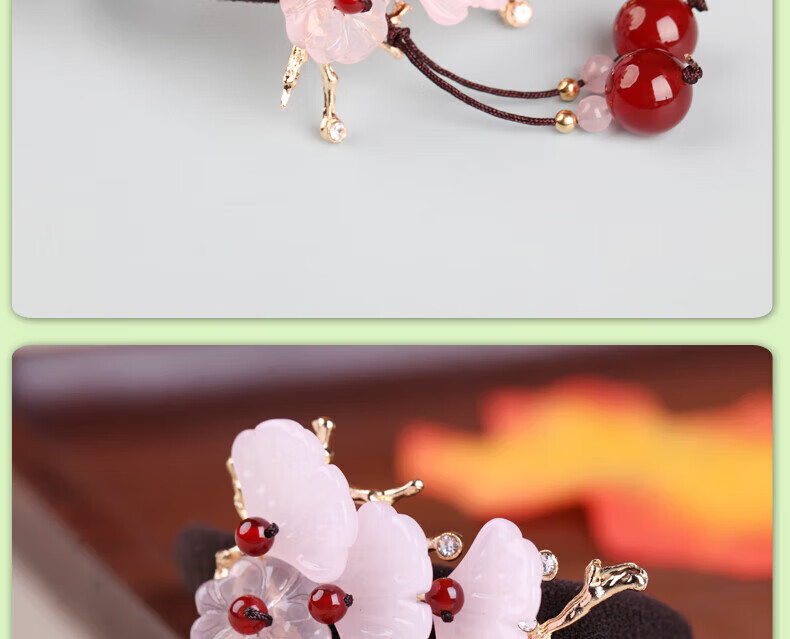 Gunai Simple Hair Ties, Elastic Bands, Hair Accessories for Women, New Cute Style on Instagram, Goddess Day And New Year Gift for Girls 16