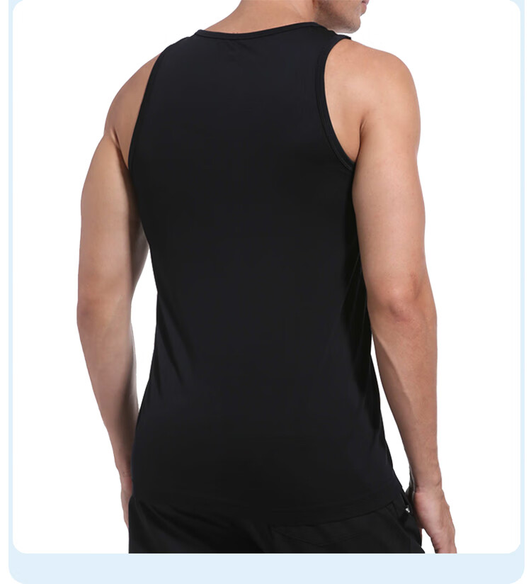 NBA Men's Cotton Sleeveless Vest Slim Fit Stretch Comfortable Basketball Sports Base Layer 2-Pack 11