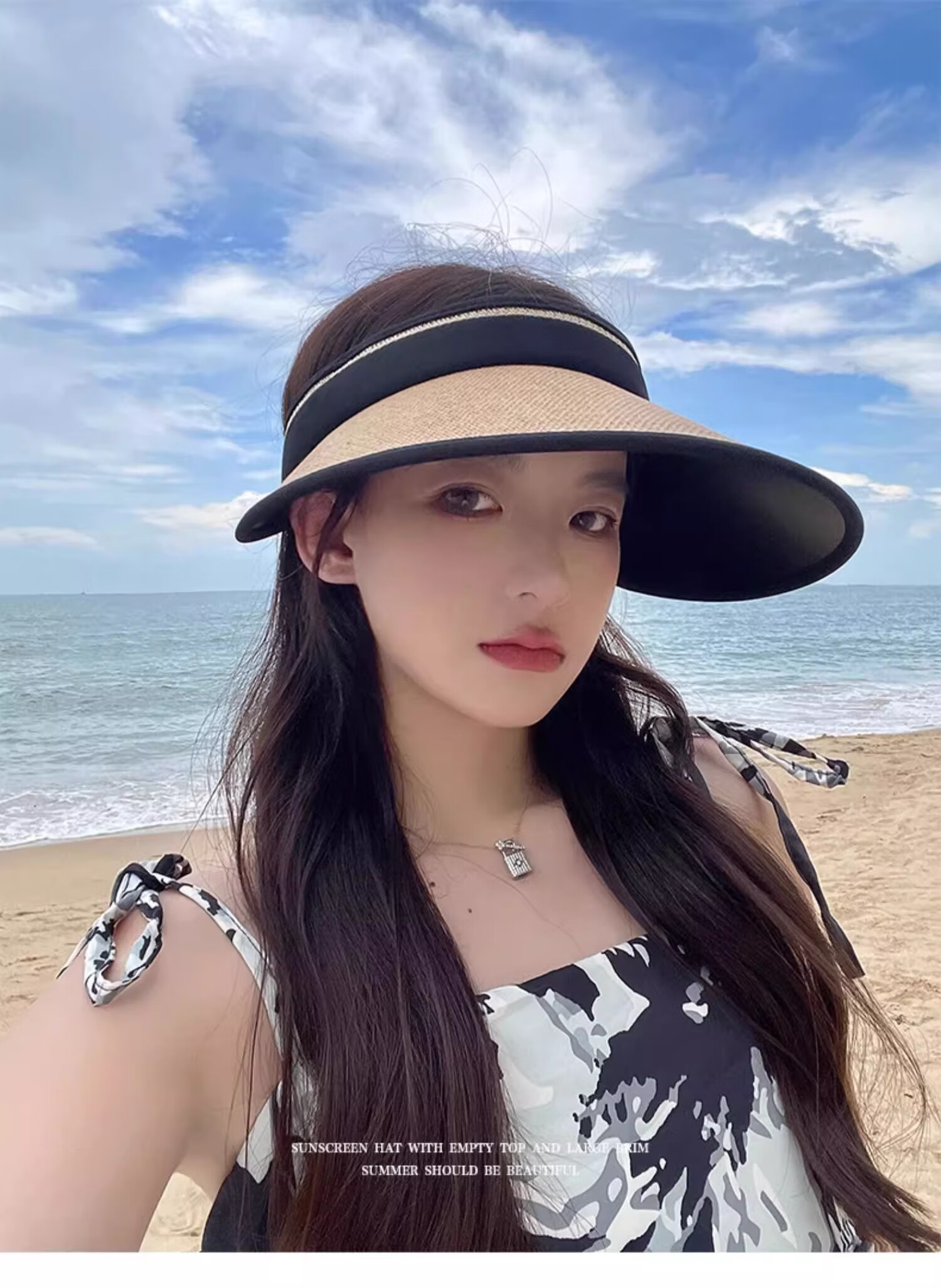TUCANO Sun Protection Hat for Women with Wide Brim, Summer UV-Resistant Sun Hat, Visor Cap, Outdoor Face-Covering Hat 8