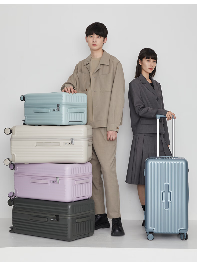 KALA·Y Luggage, 28-Inch Large Capacity Cube Suitcase, Trolley Case for Men And Women, Travel Suitcase for College Students, Dormitory Lockable Suitcase 16