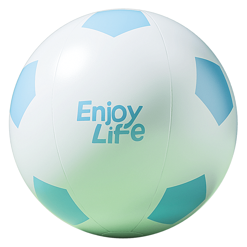 Adandyish Beach Soccer Inflatable Outdoor Toy, Children's Leather Ball, Giant Lawn Ball, Birthday Gift for Boys And Girls, 80cm Blue