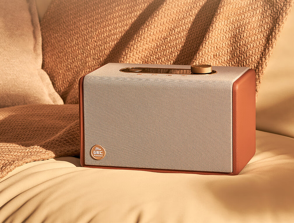 GIEC Q25 Speaker, WiFi Wireless Bluetooth, HiFi Audio System, Living Room Home Desktop Speaker, Combinable Home Theater, Multi-Room Connectivity, Lossless Sound Quality Premium Speaker 10