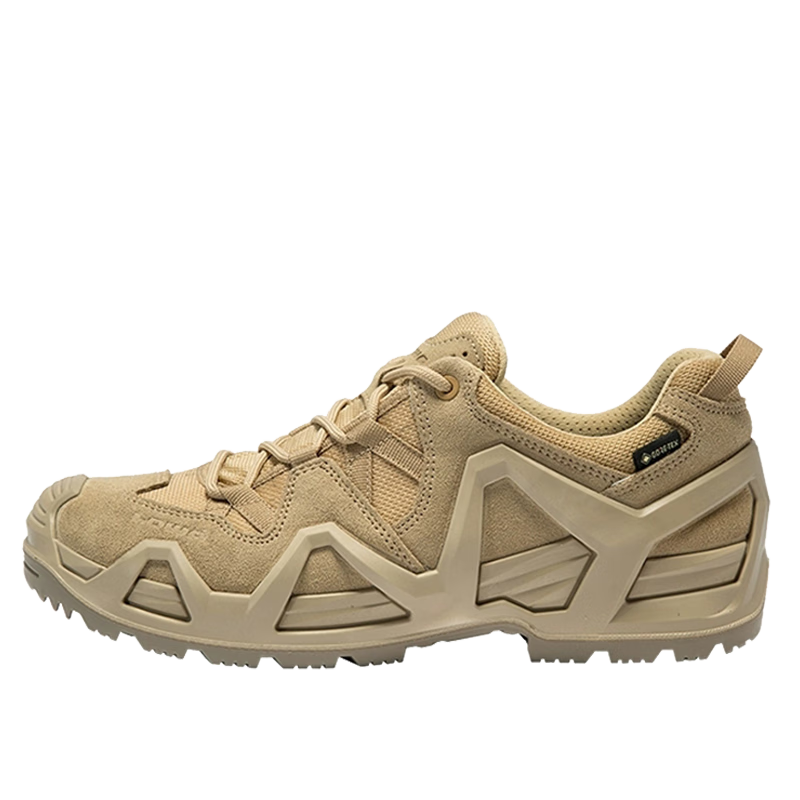 LOWA German Tactical Boots MK2 Outdoor Hiking Low-Top Shoes for Men, Waterproof And Non-Slip 310891 Sand Color Size 44