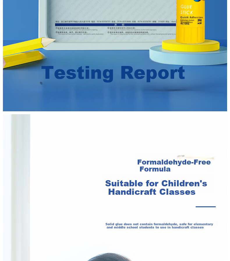Deli 36g High Viscosity PVP Solid Glue Stick, Formaldehyde-Free Quick-Drying Durable Adhesive, Strong Bonding, Student Stationery, Single Stick for Order Filler, Office Supplies 5