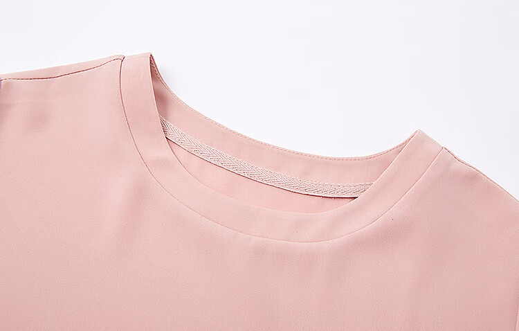 Dme [Tianren Gentle Styling] Summer Shiny 80D Linen Mushroom Edge A-Line Mid-Length Women's Dress 7