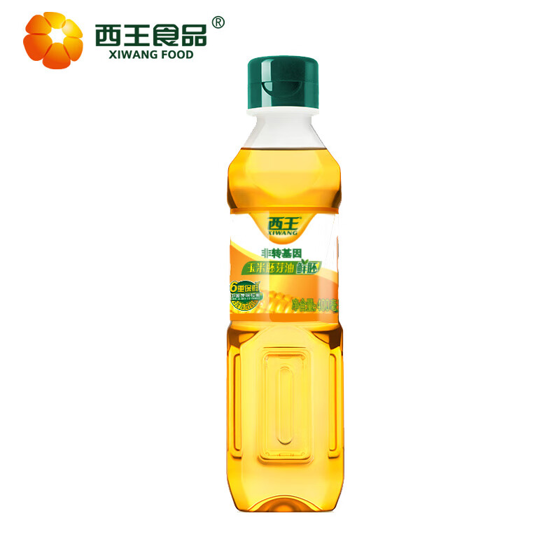 西王 食用油 玉米胚芽油鲜胚400ml  非转基因物理压榨