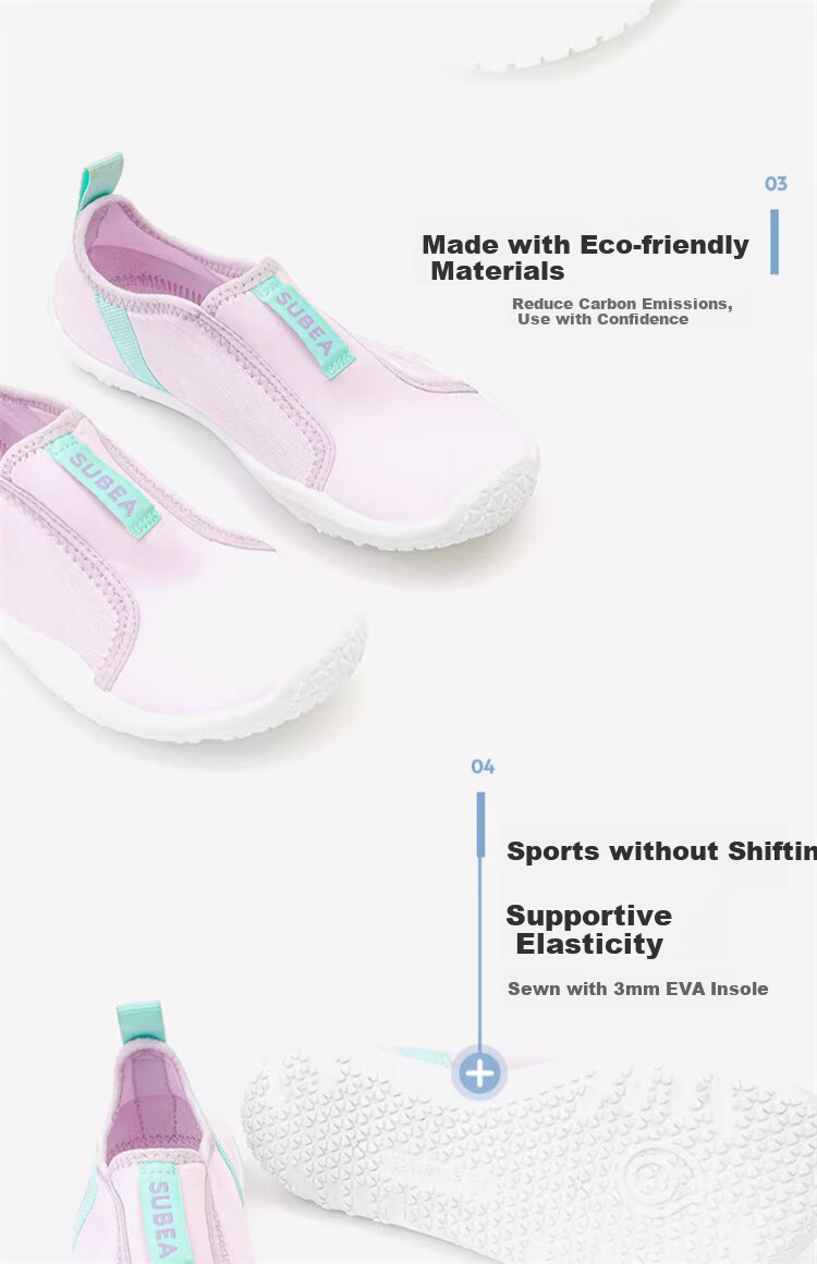 DECATHLON Water Shoes for Men, Water And Beach Sandals, SUBEA Adult Black Size 42/43-4000301 8
