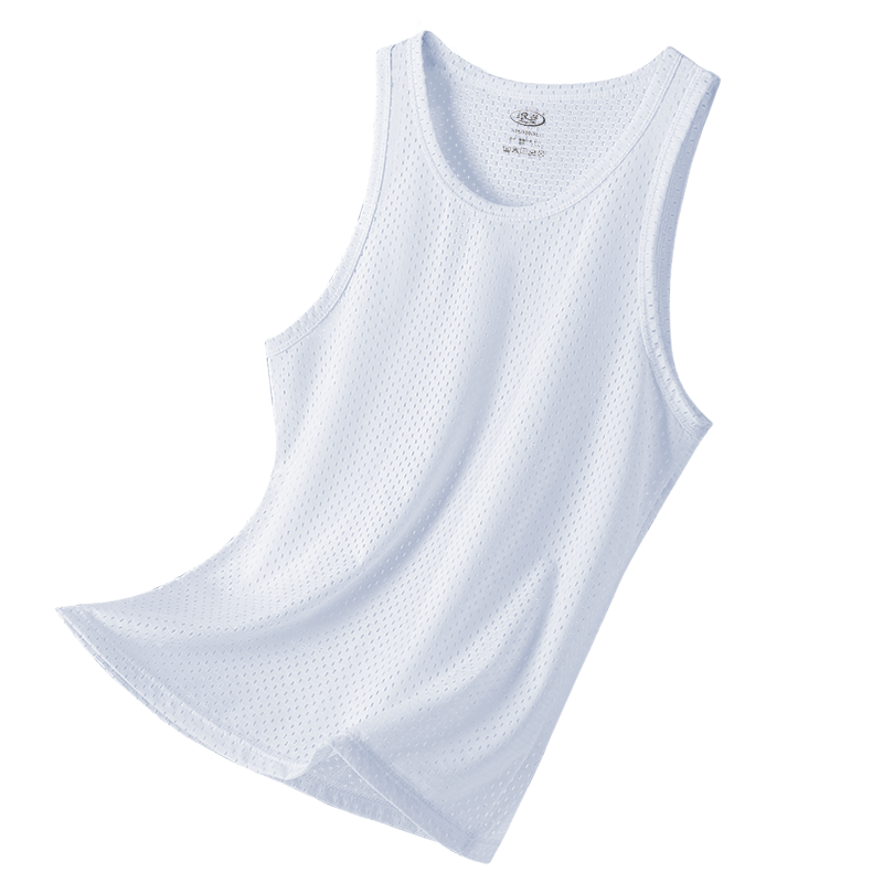 LangSha Children's Tank Top, Boys' Youth Summer Thin Mesh Sleeveless T-Shirt, High School Student Baby Sports Vest