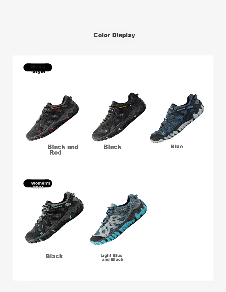 Merrell ALLOUTBLAZE Men's Classic Outdoor Hiking Shoes: Lightweight, Breathable, Durable, Non-Slip Casual Footwear 8