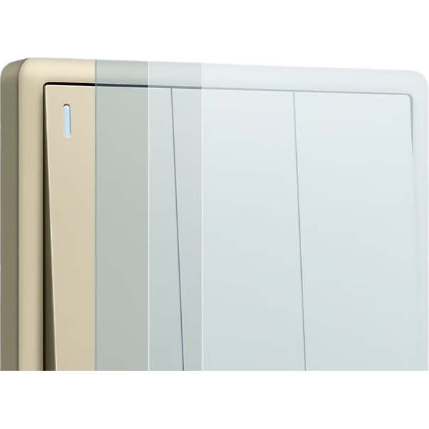BULL G36 Series Triple Single-Control Switch G36K311 Champagne Gold Flush Mount