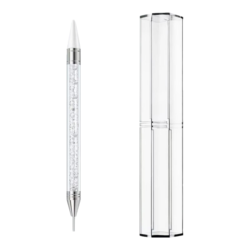 Yushang Jiaren Dual-Ended Nail Art Rhinestone Pen Double-Use Adhesive Rhinestone Dotting Pen Suction Press Magic Mirror Powder Tool