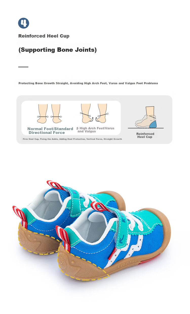 Kids.ing Cadixing Baby Sneakers, Spring And Autumn Children's Canvas Shoes, Boys And Girls Toddler Shoes, Kindergarten Shoes, Functional Walking Shoes 13