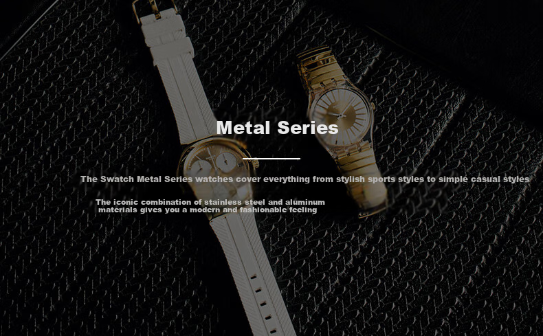 Swatch Swiss Watch, Metal Jewelry Clasp, Compact Women's Quartz Wristwatch, Graduation Gift, Elegant And Sophisticated 1