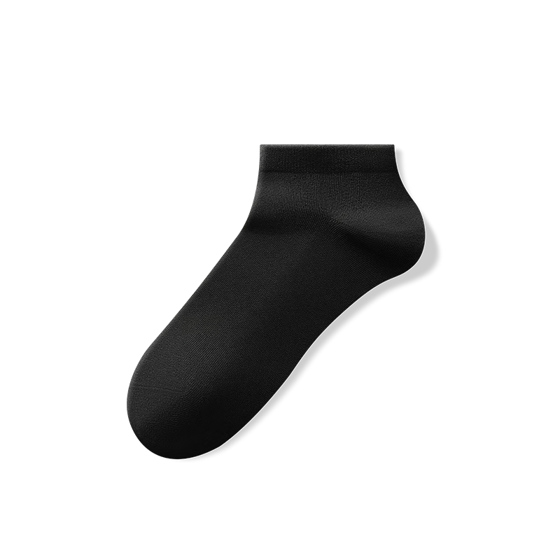 HLA Disposable Cotton Short Socks for Men and Women 7A Antibacterial Travel Daily Use No-Wash Sports Casual Low-Cut Socks 7 Pairs Pack