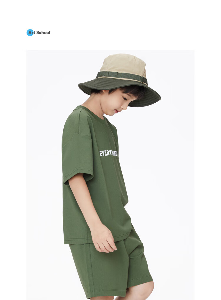 Annil [7A Antibacterial] Children's Short Sleeve T-Shirt, Parent-Child Outfit, Summer Moisture-Wicking Breathable Casual Top 19