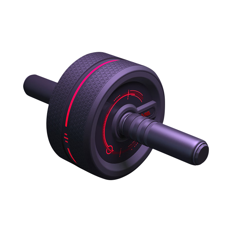 Duweike Ab Roller Core Strength Training Device for Home Fitness Equipment, Black And Red