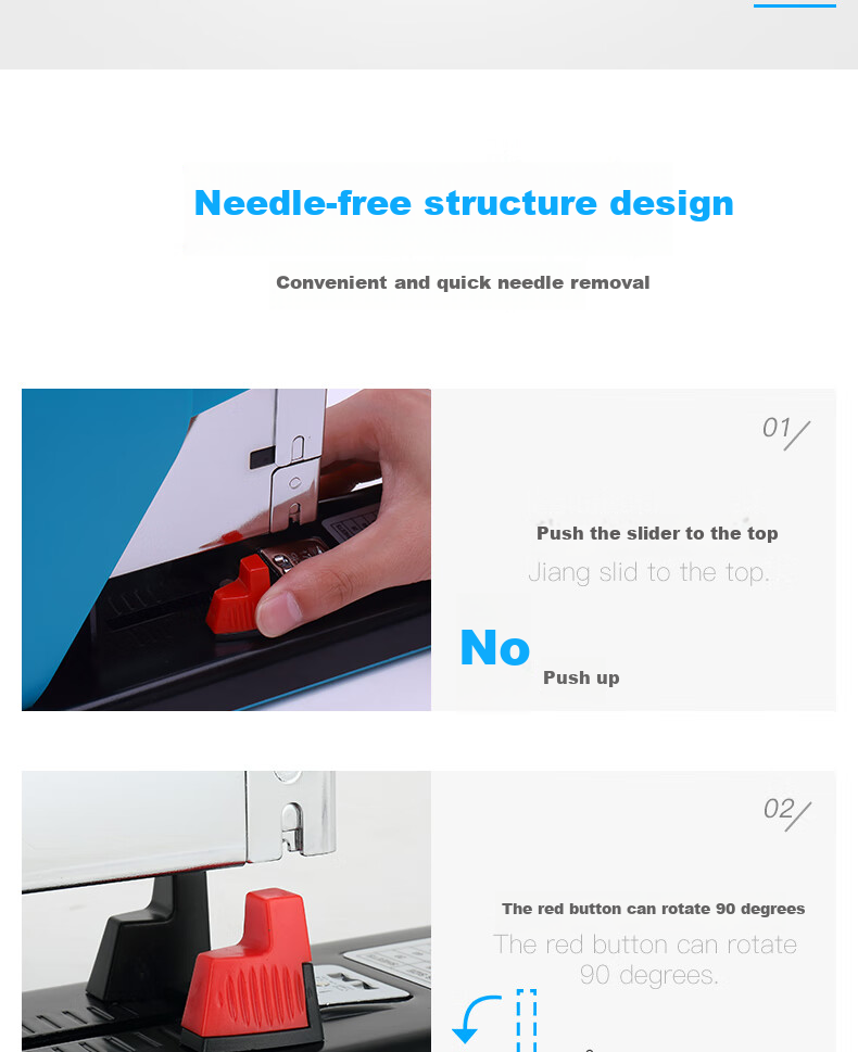 KW-Trio Heavy-Duty Low-Effort Thick Stapler, Large Office Stapler, Extra Thick 23 Series, Can Staple up to 130 Pages 7