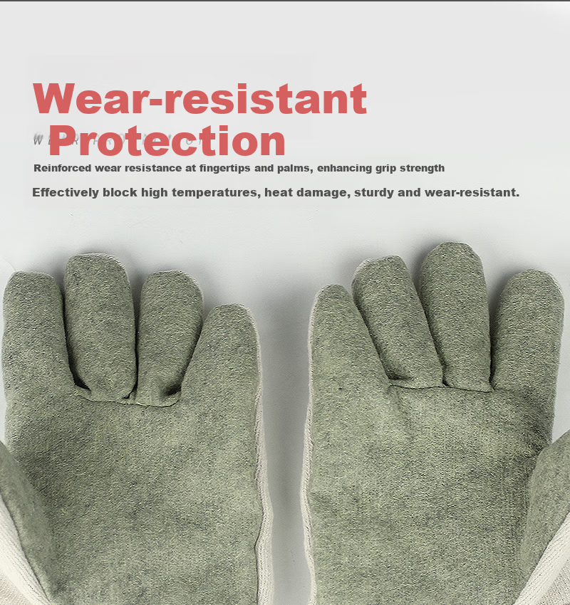 CASTONG GEII15-34 Heat-Resistant Gloves, 400°C Insulation, Anti-Scalding, Labor Protection, Thickened, for Home Use 6