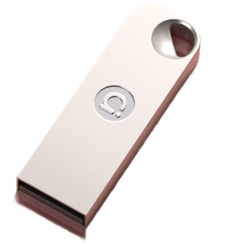 ASUS Aduo 64GB USB2.0 Single-Interface Mini Metal Flash Drive, U200 Space Silver