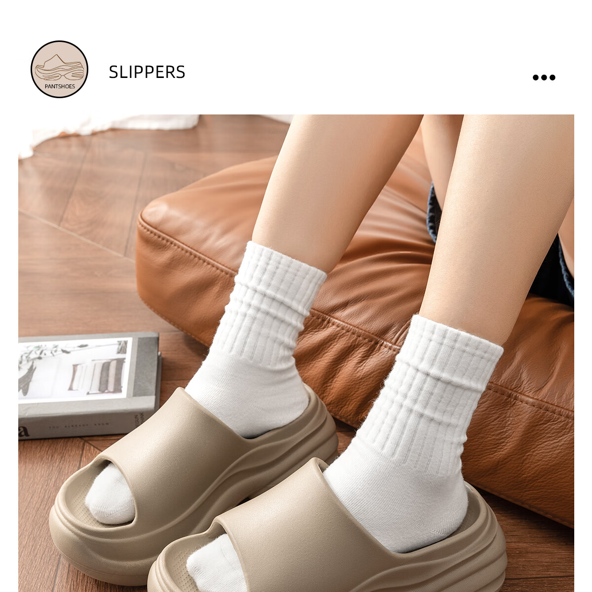 TZLDN Thick-Soled Heightening Heel Slippers for Women, Outdoor Wear, 2026 Summer New Style, High Aesthetic EVA Squishy Feeling Women's Sandals 1