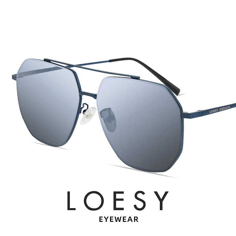 LOESY Sunglasses for Men, Driving-Specific Polarized High-Definition Sunglasses, Classic Aviator Style, Basketball Mercury Father