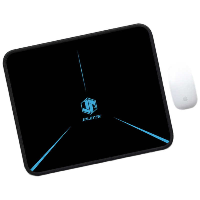 JPLAYER Small Thickened Mouse Pad Student Office Computer Desk Mat Creative Simple Text Precision Edge Locking 260*210*3mm