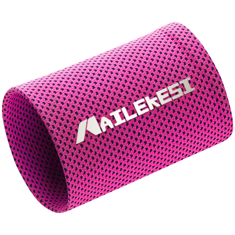 NAILEKESI N Men's Sports Sweat-Absorbing Quick-Dry Wristband Running Badminton Breathable Ice Silk Summer Thin Wrist Wraps