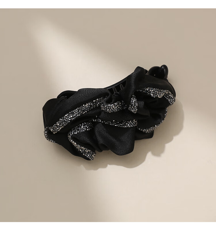 CHIMERA Hepburn Style Ponytail Twist Pleated Fabric Barrette Hair Clip Hair Accessory for Women Qixi Festival Gift 7