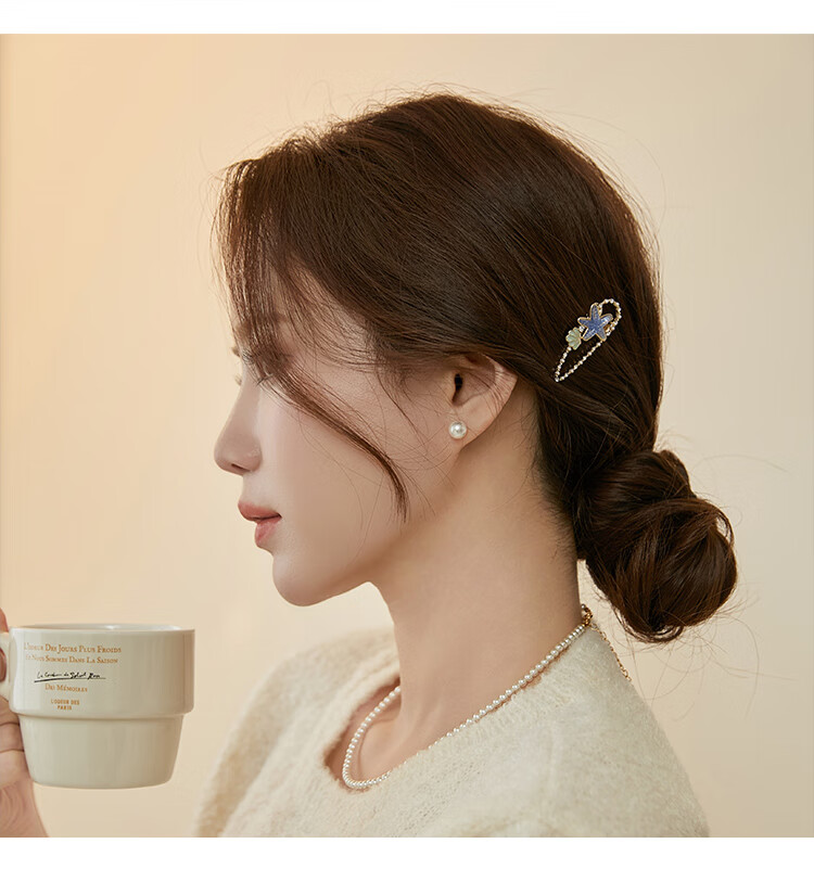 CHIMERA Starfish Shell Edge Side Bang Hair Clip Duckbill Clip Hairpin 6.1 Children's Day Gift 5