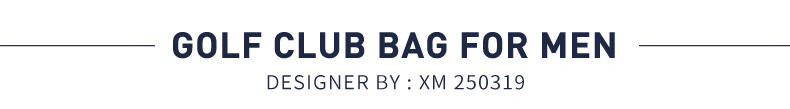 PGA Golf Bag for Men, Ultra-Light Portable Club Bag, Practice Ball Bag for 6 Clubs, Navy Blue 14
