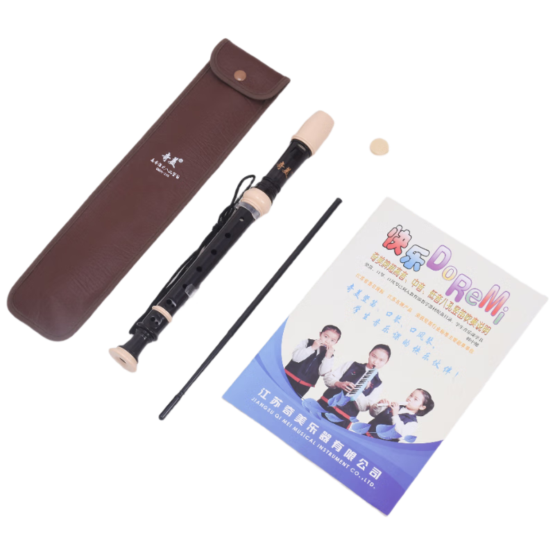 Chimei 8-Hole Recorder High-Pitched German Style with Instruction Manual for Classroom Teaching