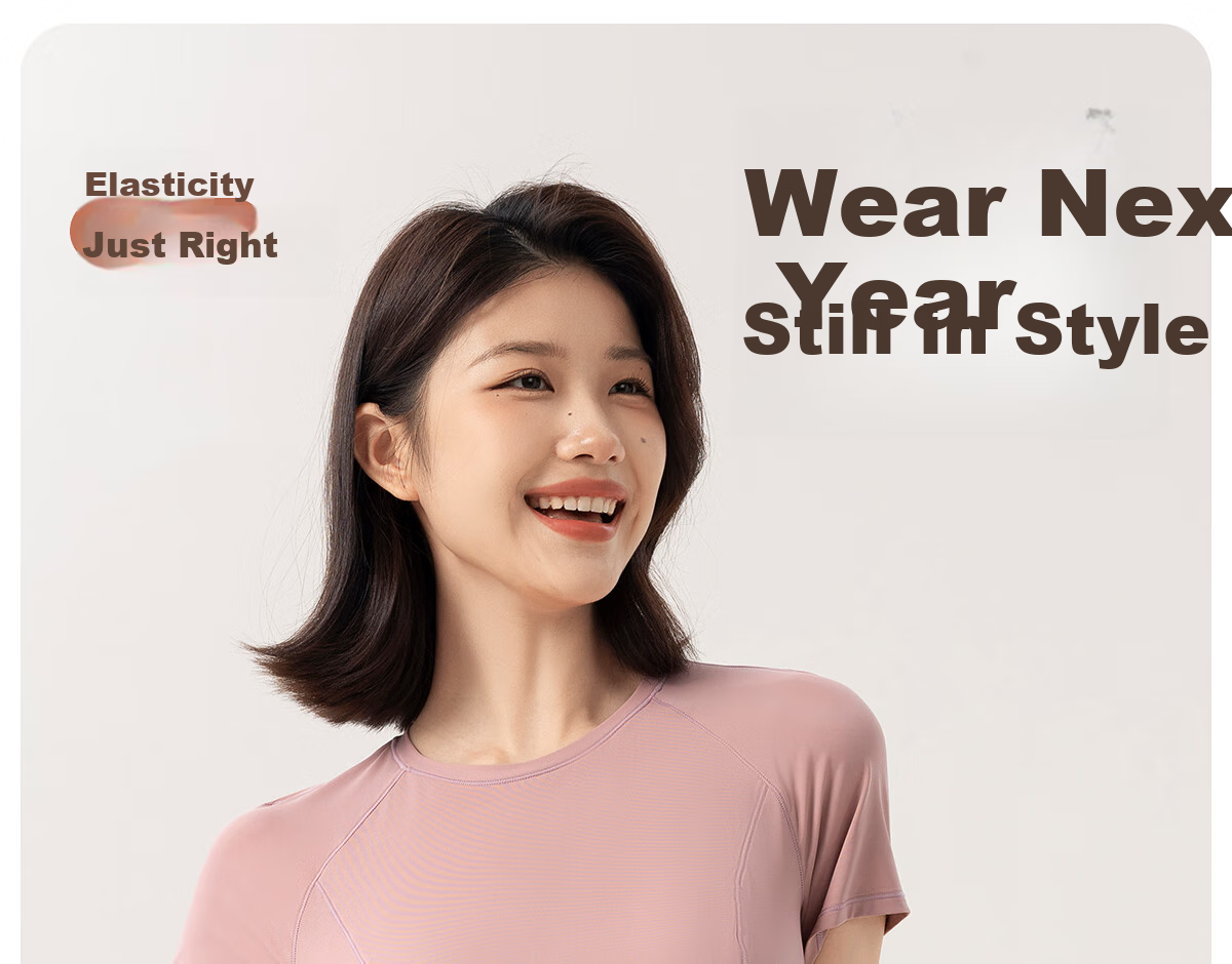 361° Women's Sports Fitness Yoga Top for Spring And Summer, Running Short-Sleeve T-Shirt, Stylish Quick-Dry Yoga Wear 5