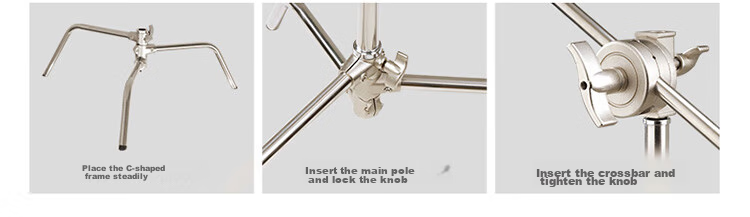 JINBEI CK-2 Detachable Tripod Crossbar, Arm, Light Stand, Ceiling Light Bracket, Magic Leg Studio Photography Light Stand CK-2 Magic Leg Light Stand 21
