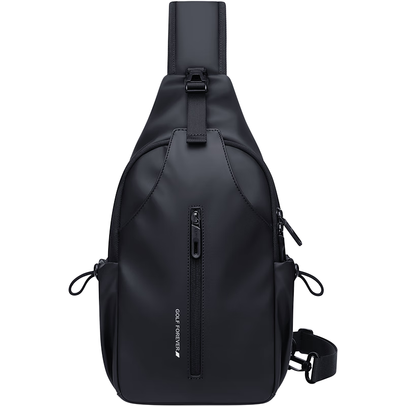 GOLF Chest Bag, Men's Casual Crossbody Bag, Multifunctional Sports Shoulder Bag, Detachable Arm Bag, Water-Resistant, IPad And Phone Pouch