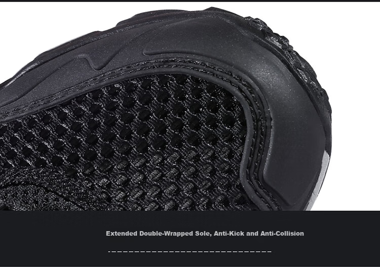 HUMTTO Mesh Hiking Shoes, Non-Slip And Wear-Resistant Men's Outdoor Climbing Shoes, Breathable Casual Men's Shoes, Black, Size 41 15