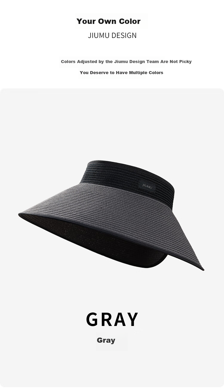 JIUMU Sun Protection Hat for Men, Sun Visor, Sun Hat, Visor Cap, Cooling Cap, Hiking Cap, Fishing Hat, Summer UV Protection Cap 10