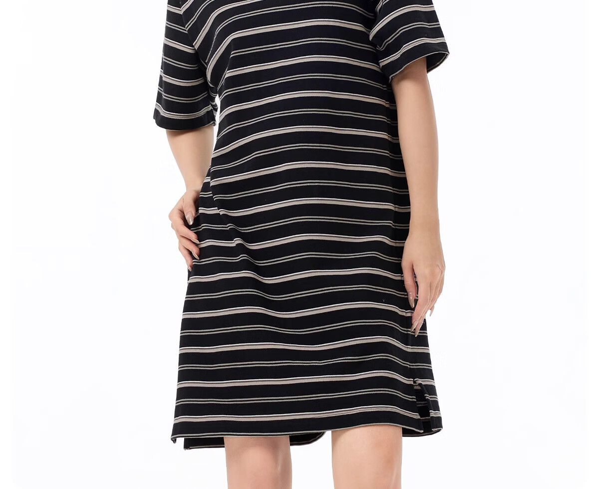 CAMEL Outdoor Polo Dress 2025 Spring Summer Elegant Short Sleeve T-Shirt Dress Women Loose Small Size Polo Dress L 8