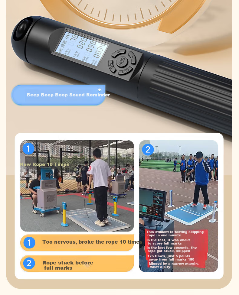 XTEP Jump Rope for Middle School Entrance Exam, Elementary And Primary School Students, Children's Physical Education, Weight Loss, Speed Competition, Professional Jumping Rope 12