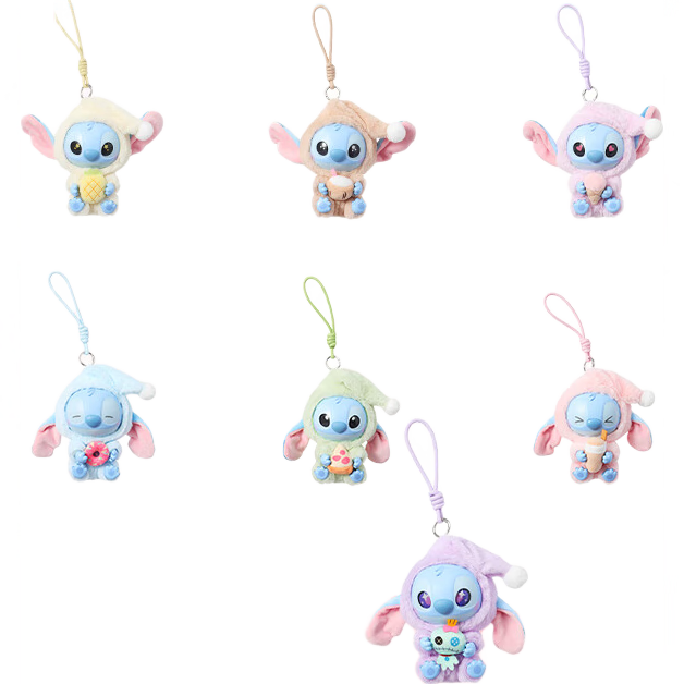 MINISO Disney Stitch, Even When Stuck, Wants to Take A Bite of Plush Toy Blind Box Figurine, Birthday Gift