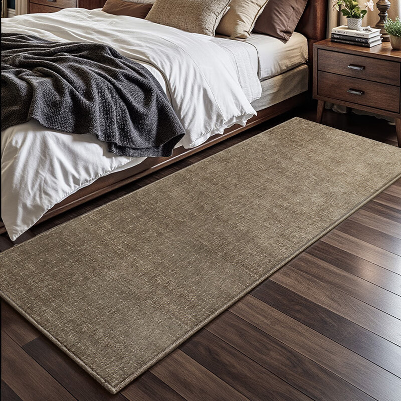 Dajiang Bedside Rug, Bedroom And Dressing Room High-End Feel Bed Runner, Long Strip Front-of-Room Carpet, 60x180cm