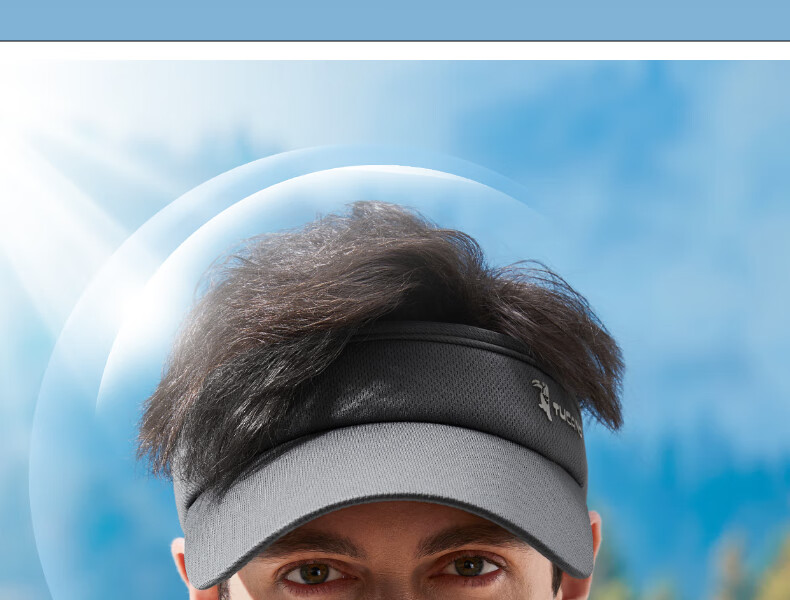 TUCANO Hat for Men And Women, Summer Sun Protection UV-Resistant Neck Guard Face Mask Integrated Running Fishing Sun Hat, Open Top Visor Sun Hat 2