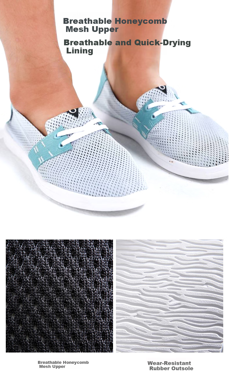 DECATHLON Men's Casual Shoes, Summer Slip-On Low-Top Mesh Shoes, Dark Gray - 2037424 1